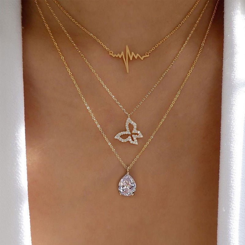 17KM-Multilayer Butterfly Pearl Necklace For Women Gold Pearl Choker Sun Star Jewelry Gift - Shop Right Apparel17KM-Multilayer Butterfly Pearl Necklace For Women Gold Pearl Choker Sun Star Jewelry Gift0Shop Right Apparel Shop Right ApparelCJLX116727205EV