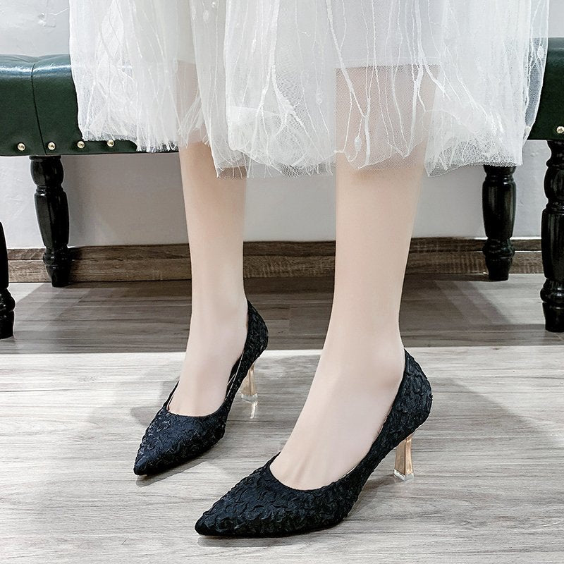Black Professional Stiletto Heel Shoes For Women - Shop Right Apparel Professional Stiletto Heel Shoes Shop Right Apparel