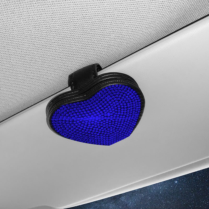 Car Leather Diamond-encrusted Sun Visor Glasses Clip Magnetic Document Storage Clip - Shop Right ApparelCar Leather Diamond-encrusted Sun Visor Glasses Clip Magnetic Document Storage Clip0Shop Right Apparel Shop Right ApparelCJQT166616305EV