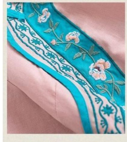 Chinese Style Embroidered Literary Retro Linen Blouse For Women