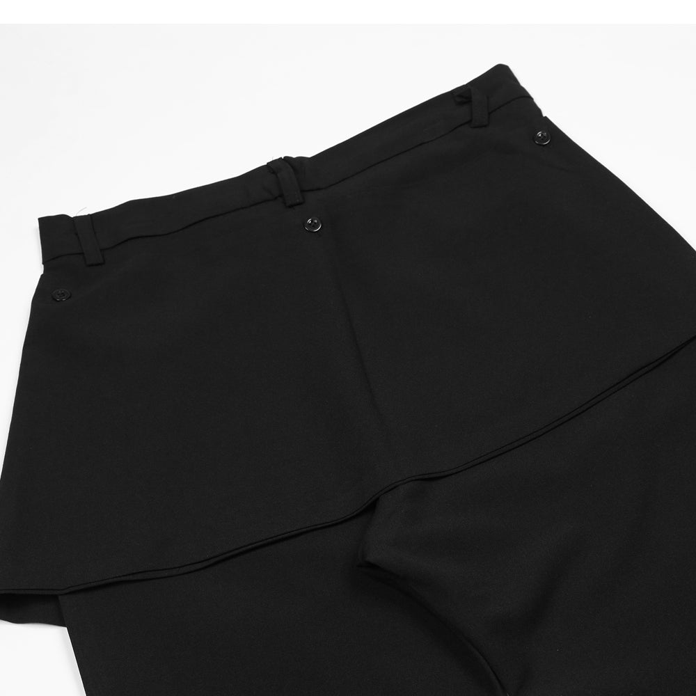 Embroidered Letter Patch Pocket Casual Pants Men