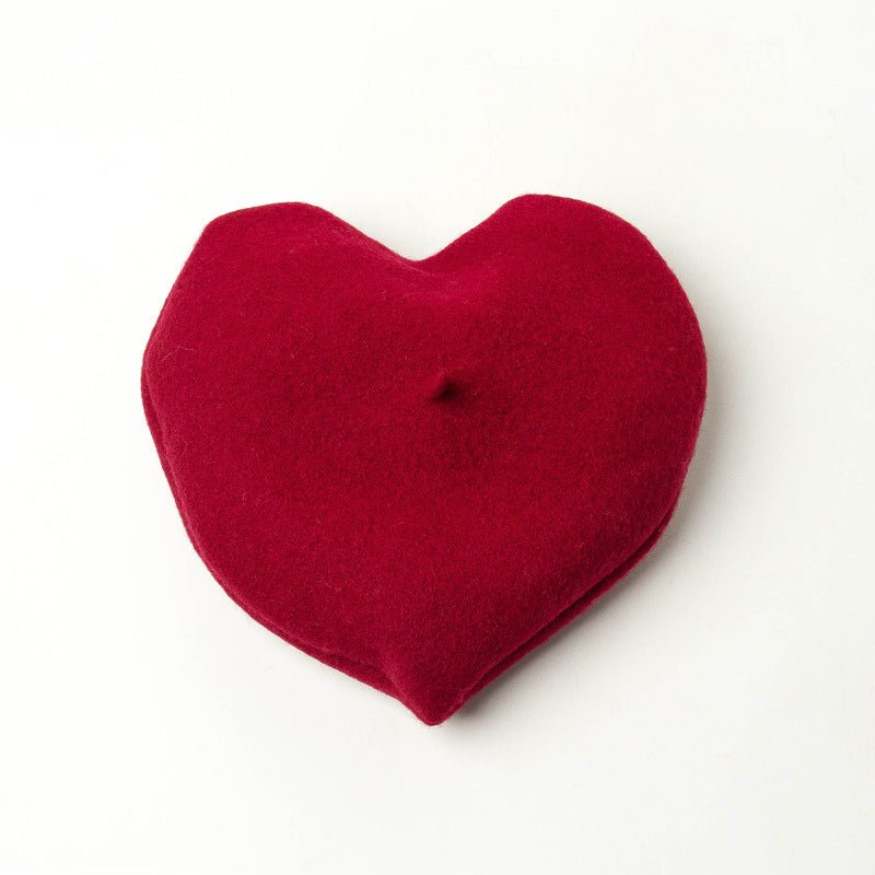 Europe and America Heart-Shaped Beret