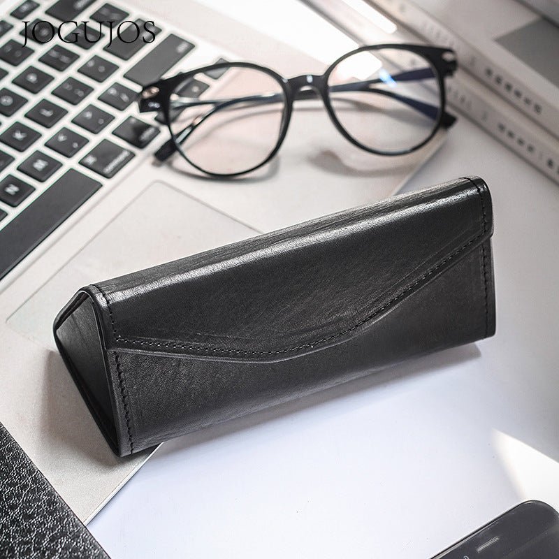 Foldable Glasses Case Leather Storage