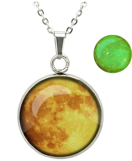 Glow Moon Necklace For Women Jewelry