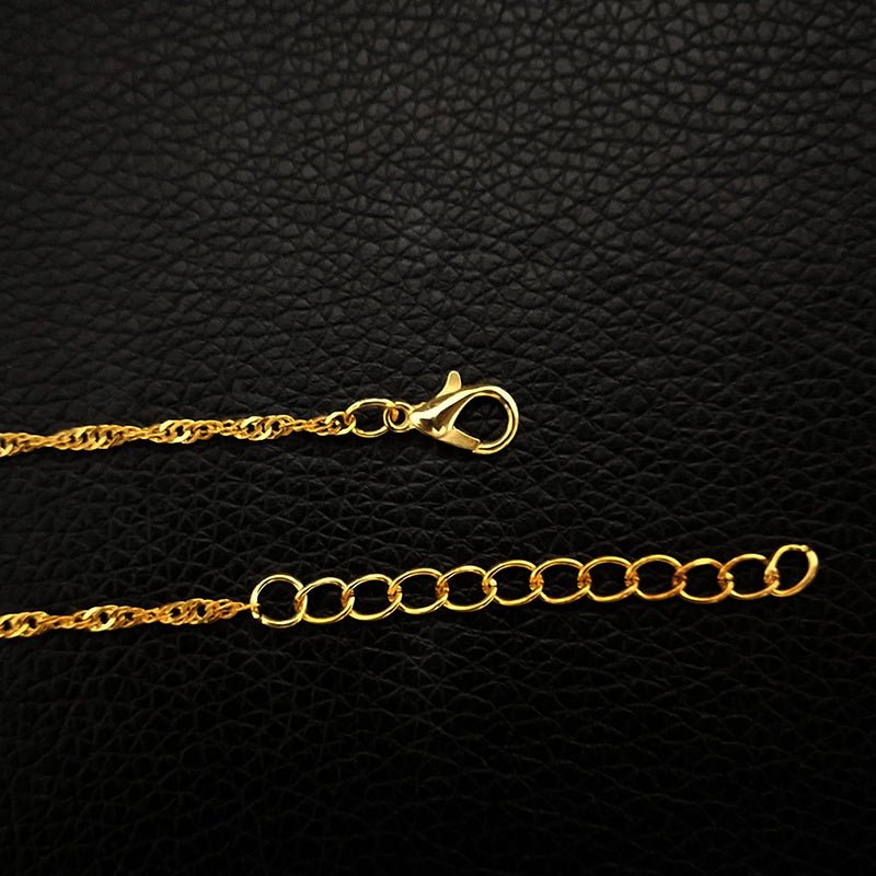 Initial Letter Hexagon Pendant Necklace For Women Jewelry