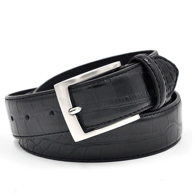 Mens Fashion Waist Belts Faux Pattern With Split Leather Luxury Male Designer Belt Accessories Factory Price
