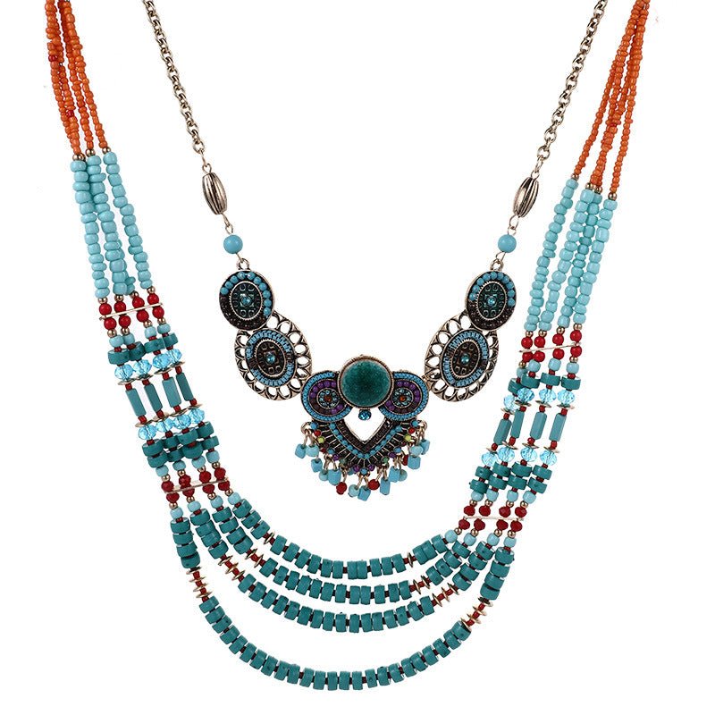 New Necklace Boho Pendant For Women 60cm Necklace Ethnic Jewelry For Friend Gift Bijoux Dropshipping Collier Accessories