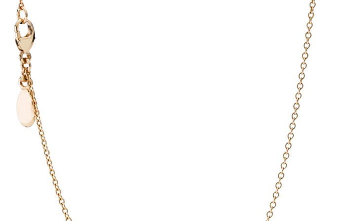 Simple silver pendant jewelry clavicle chain for women
