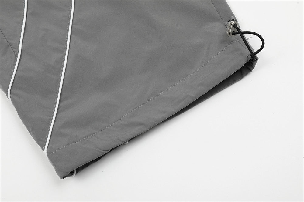 Street Topstitching Casual Sports Pants Men