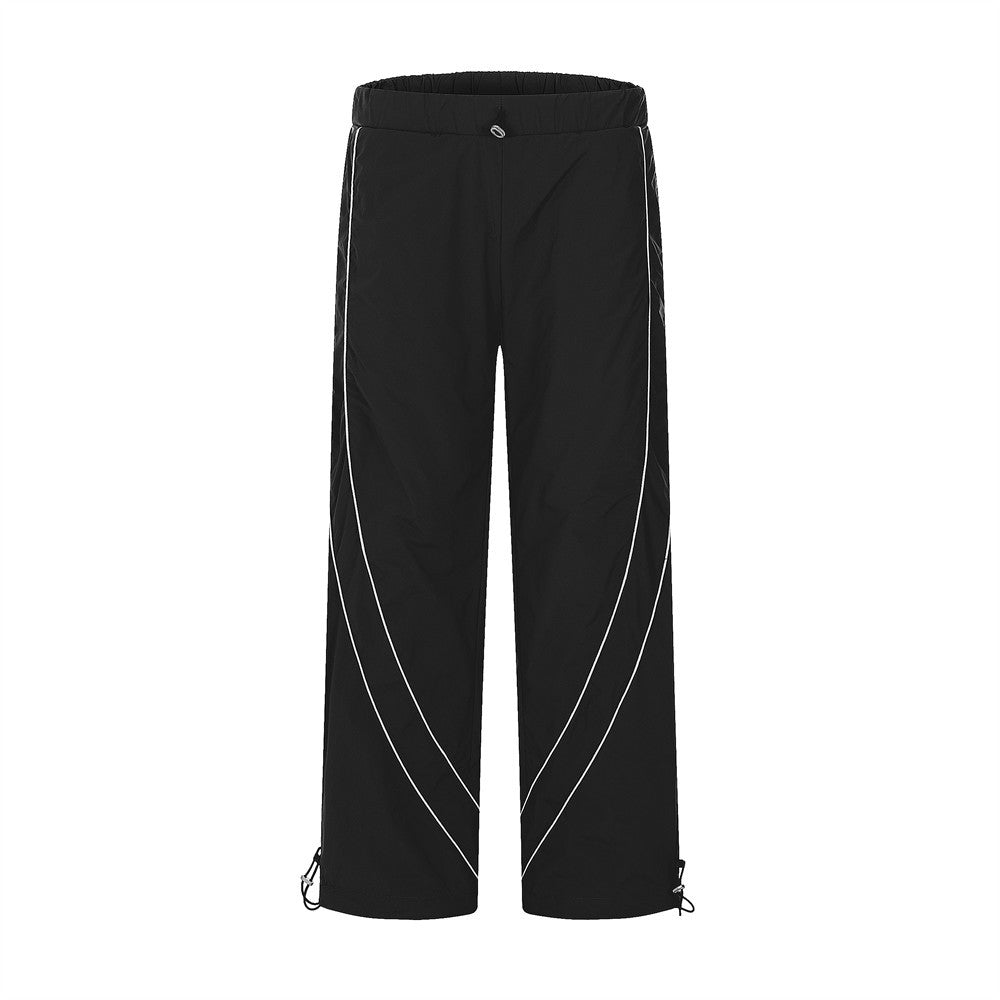 Street Topstitching Casual Sports Pants Men