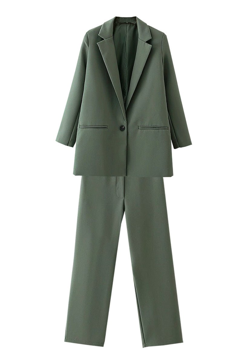 Temperament Commuter One Button Suit Jacket Women