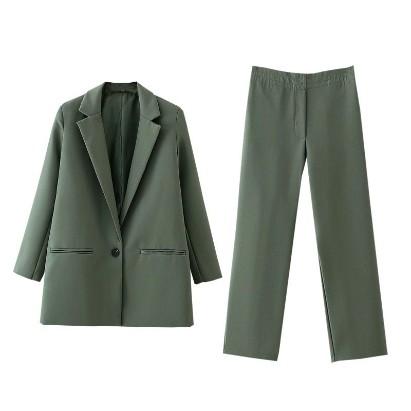 Temperament Commuter One Button Suit Jacket Women