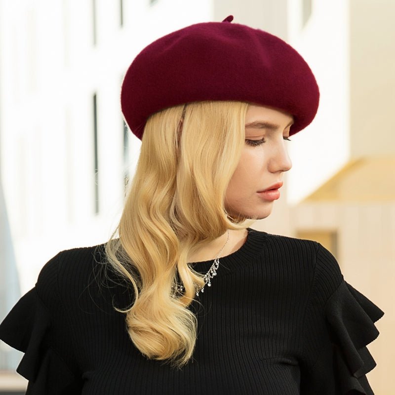 Thickened And Plush Enlarged Hood Elastic Sweatband Beret