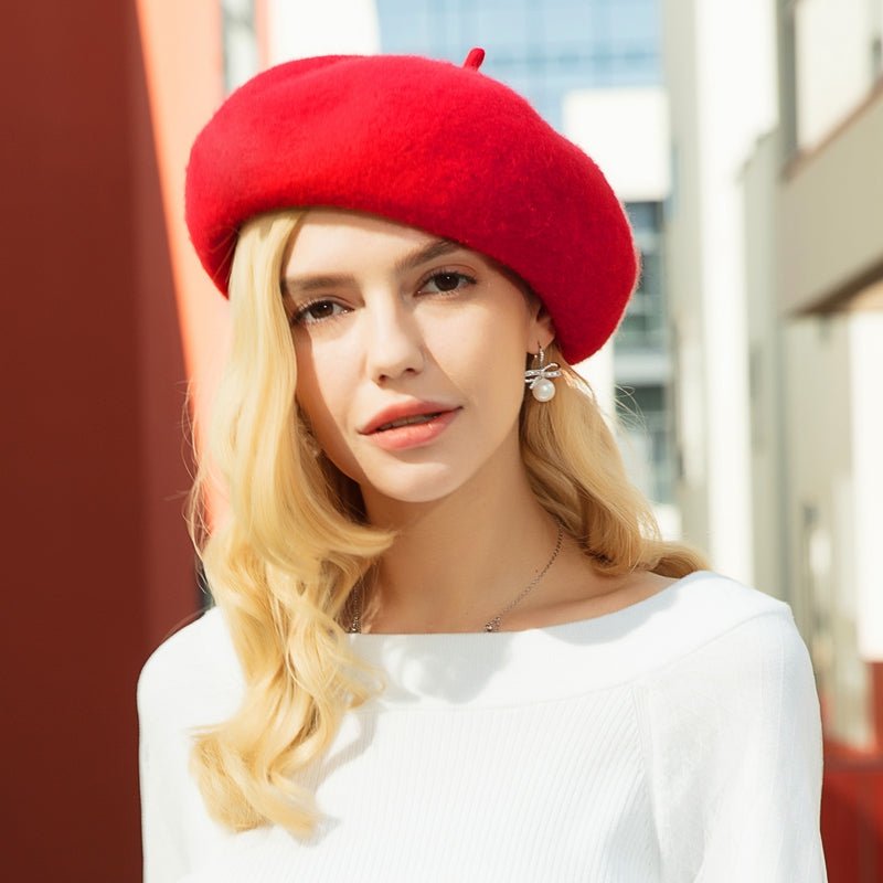 Thickened And Plush Enlarged Hood Elastic Sweatband Beret