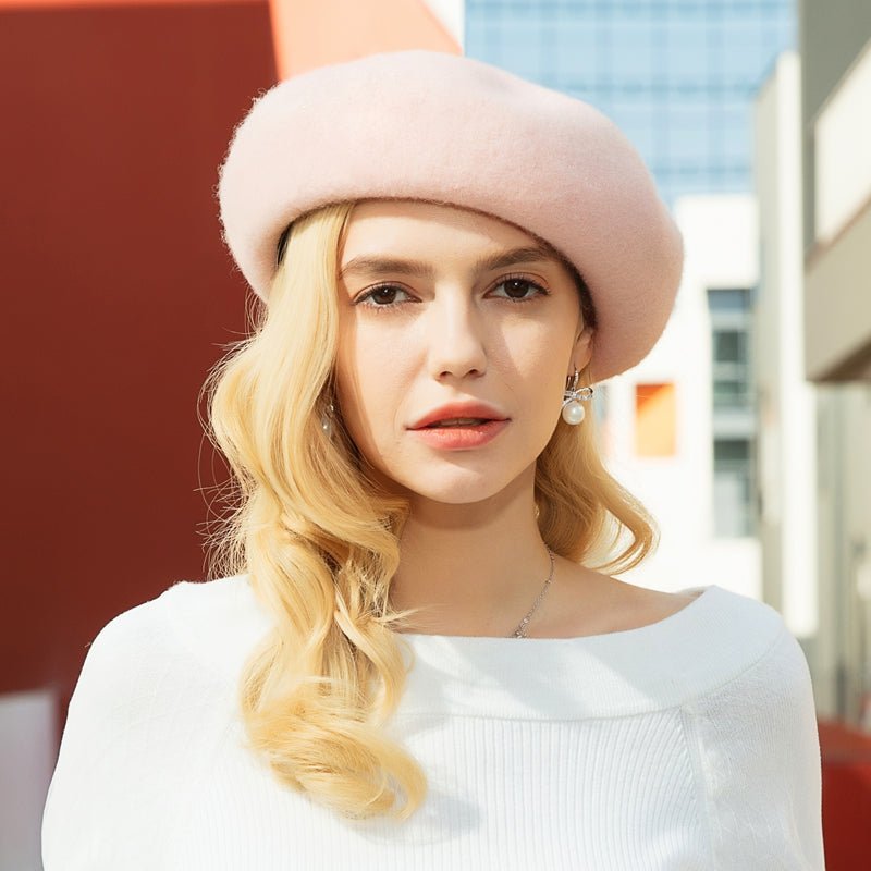 Thickened And Plush Enlarged Hood Elastic Sweatband Beret