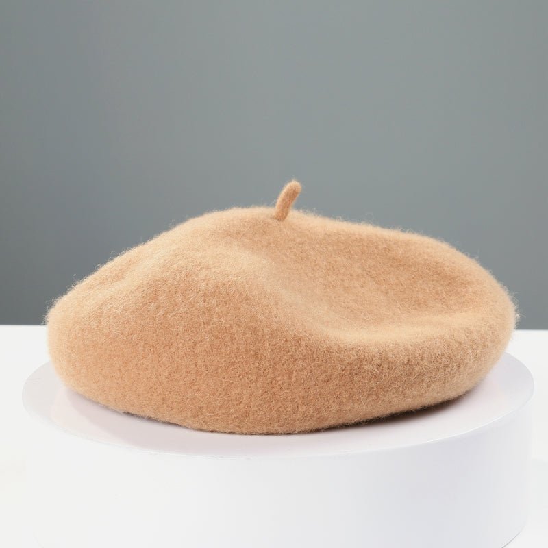 Thickened And Plush Enlarged Hood Elastic Sweatband Beret