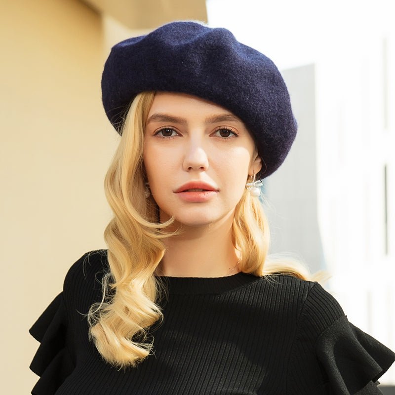 Thickened And Plush Enlarged Hood Elastic Sweatband Beret