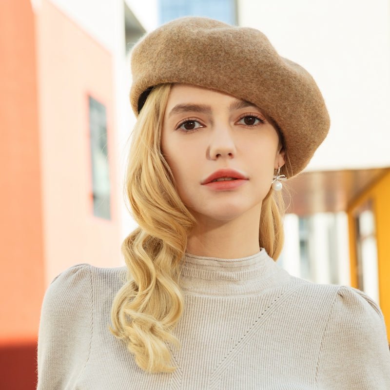 Thickened And Plush Enlarged Hood Elastic Sweatband Beret