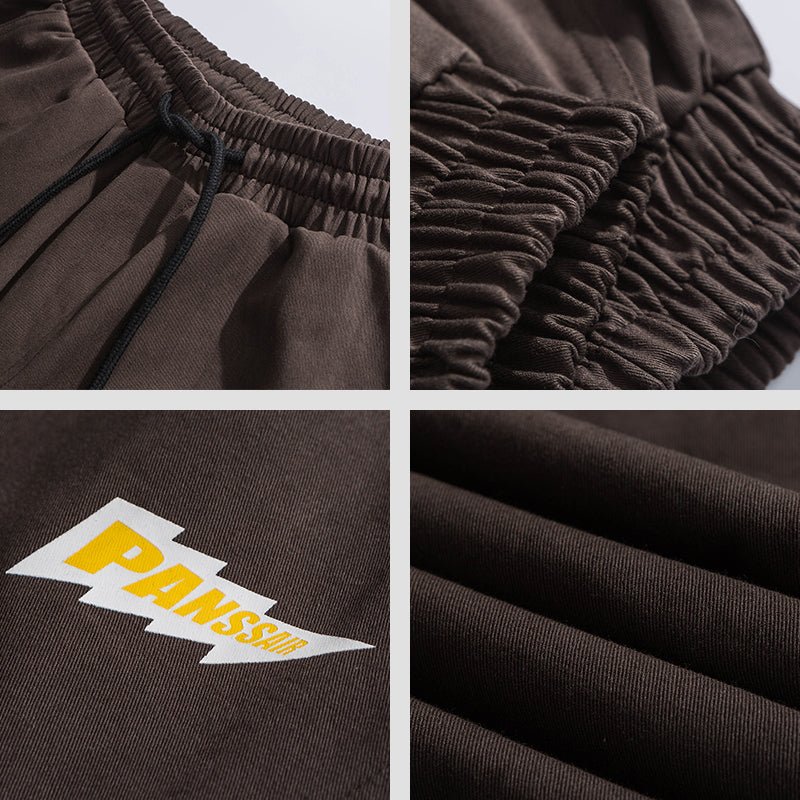 Trend Lightning Pants Loose Sports Casual Pants Men