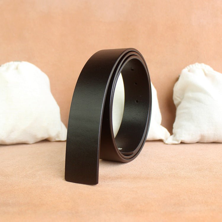 Vegetable tanned headless buckle body