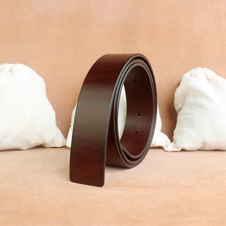 Vegetable tanned headless buckle body