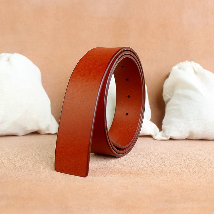 Vegetable tanned headless buckle body