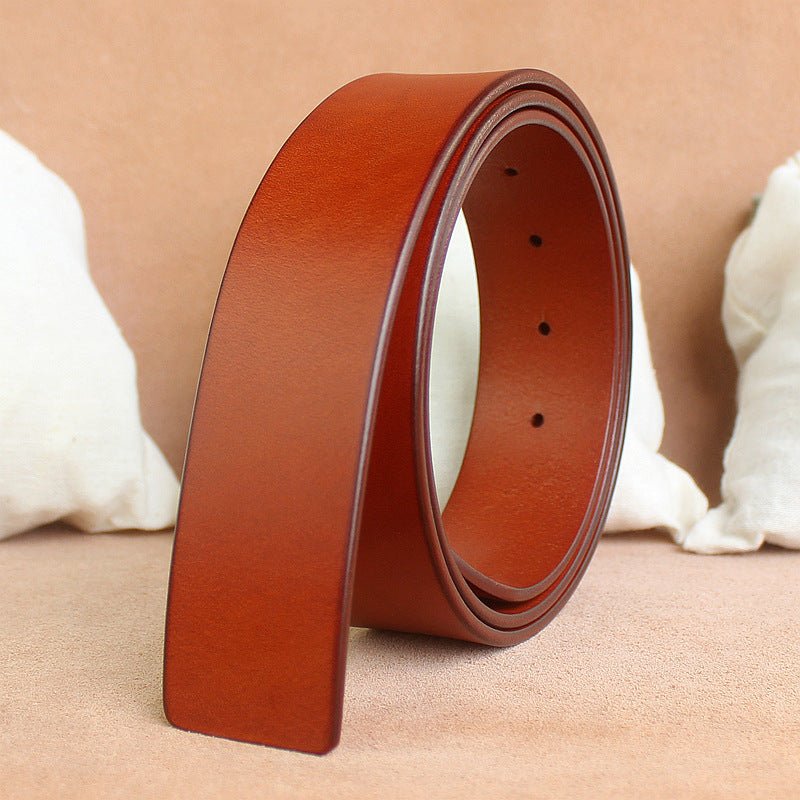 Vegetable tanned headless buckle body