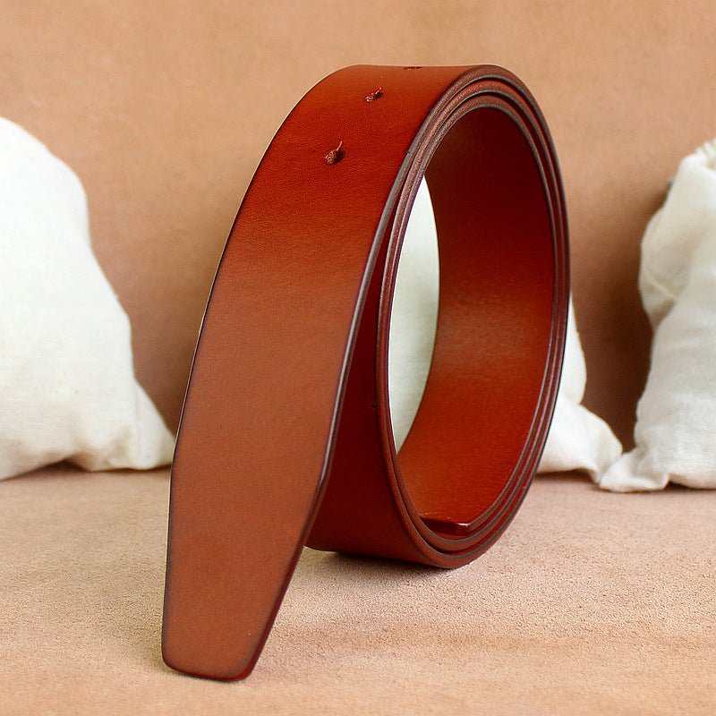 Vegetable tanned headless buckle body