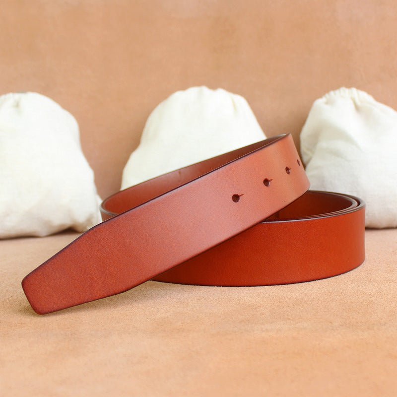 Vegetable tanned headless buckle body