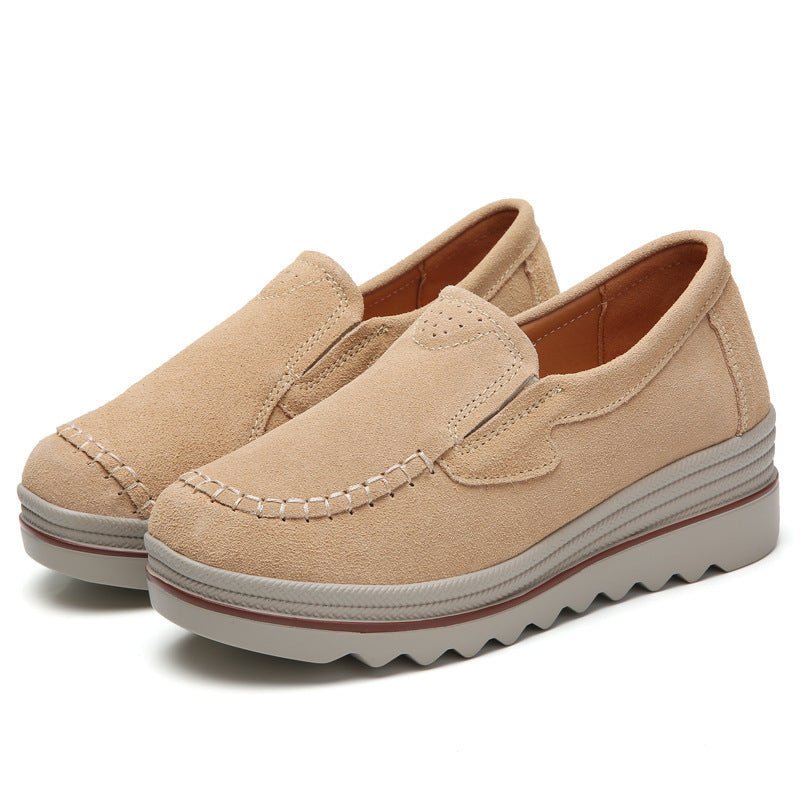 Casual Shoes Women Leather Shoes