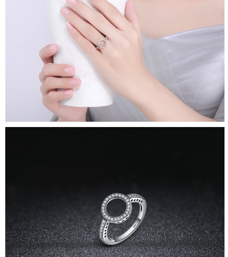 2021 Real 925 Sterling Silver Lucky Circle Finger Rings For Women Fashion Jewelry - Shop Right Apparel2021 Real 925 Sterling Silver Lucky Circle Finger Rings For Women Fashion Jewelry0Shop Right Apparel Shop Right Apparel