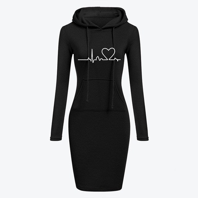 Autumn Winter Women Hoodies Sweatshirts Long-sleeved Dress - Shop Right ApparelAutumn Winter Women Hoodies Sweatshirts Long-sleeved Dress0Shop Right Apparel Shop Right Apparel