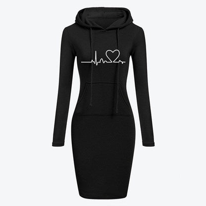 Autumn Winter Women Hoodies Sweatshirts Long-sleeved Dress - Shop Right ApparelAutumn Winter Women Hoodies Sweatshirts Long-sleeved Dress0Shop Right Apparel Shop Right Apparel