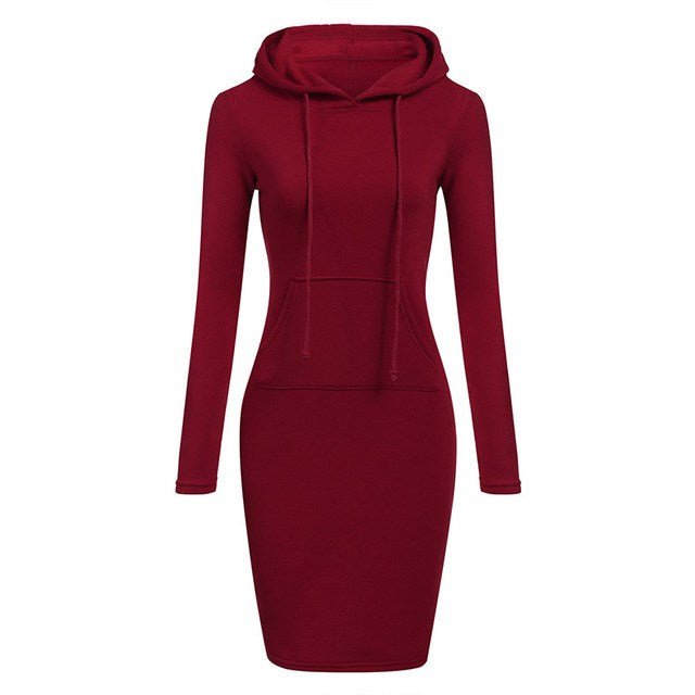 Autumn Winter Women Hoodies Sweatshirts Long-sleeved Dress - Shop Right ApparelAutumn Winter Women Hoodies Sweatshirts Long-sleeved Dress0Shop Right Apparel Shop Right Apparel