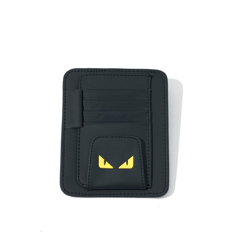 Car sun visor storage glasses clip frame