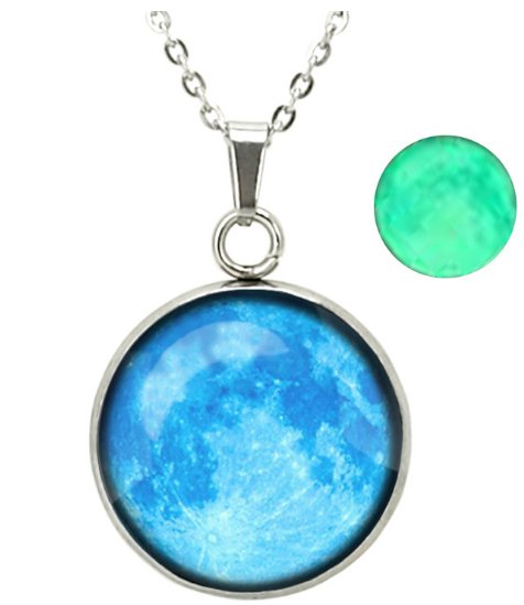 Glow Moon Necklace For Women Jewelry