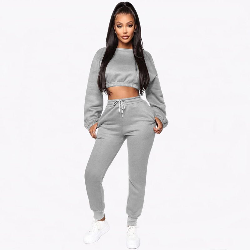 Hoodies Tops Pants Trousers Two Piece Set