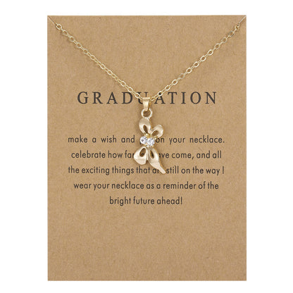 Moon Zircon Pearl Pendant Necklace Gold Color Geometric Choker For Women Jewelry Moms Gift