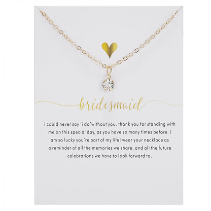Moon Zircon Pearl Pendant Necklace Gold Color Geometric Choker For Women Jewelry Moms Gift