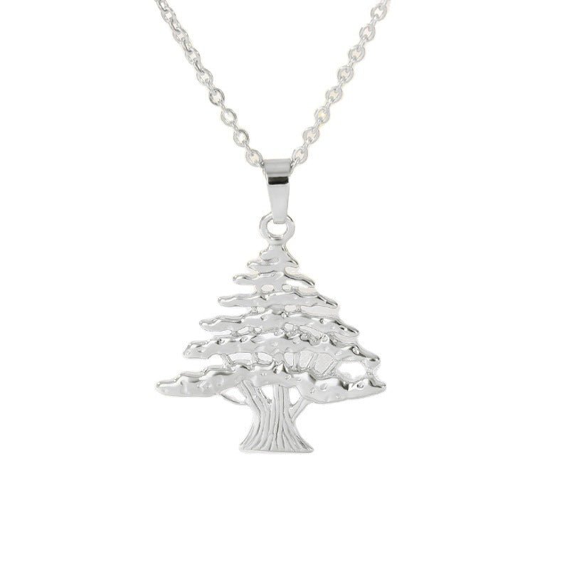 New Jewelry Christmas Tree Men And Women Couple Necklace