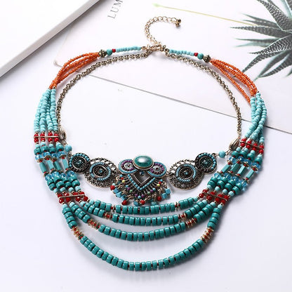 New Necklace Boho Pendant For Women 60cm Necklace Ethnic Jewelry For Friend Gift Bijoux Dropshipping Collier Accessories