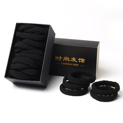 Rubber band high elasticity durable leather hair rope