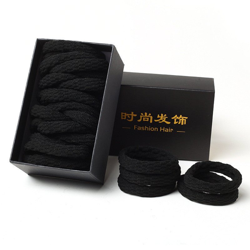 Rubber band high elasticity durable leather hair rope