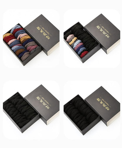 Rubber band high elasticity durable leather hair rope