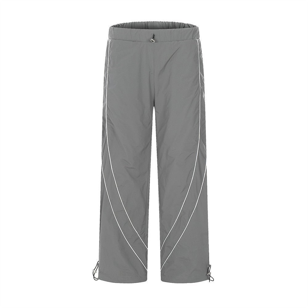 Street Topstitching Casual Sports Pants Men