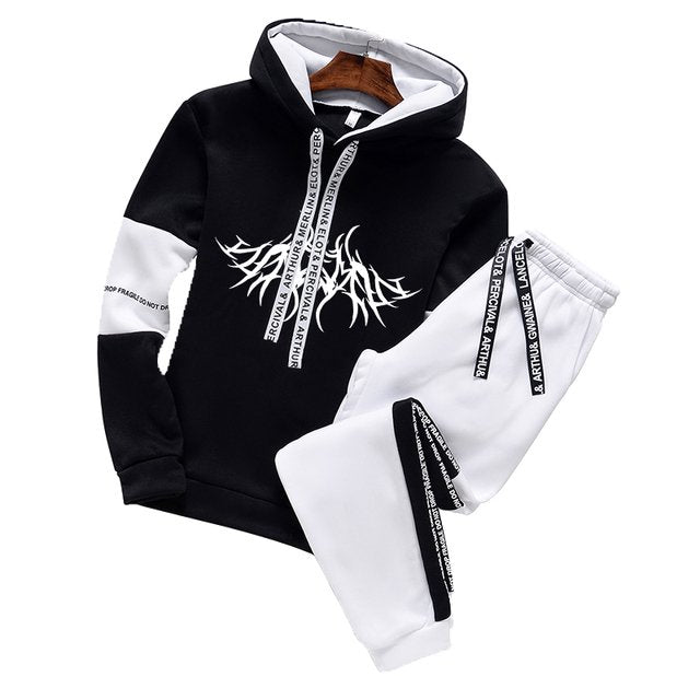 Sweatshirt Set Hoodies And Sweatpants Tracksuit