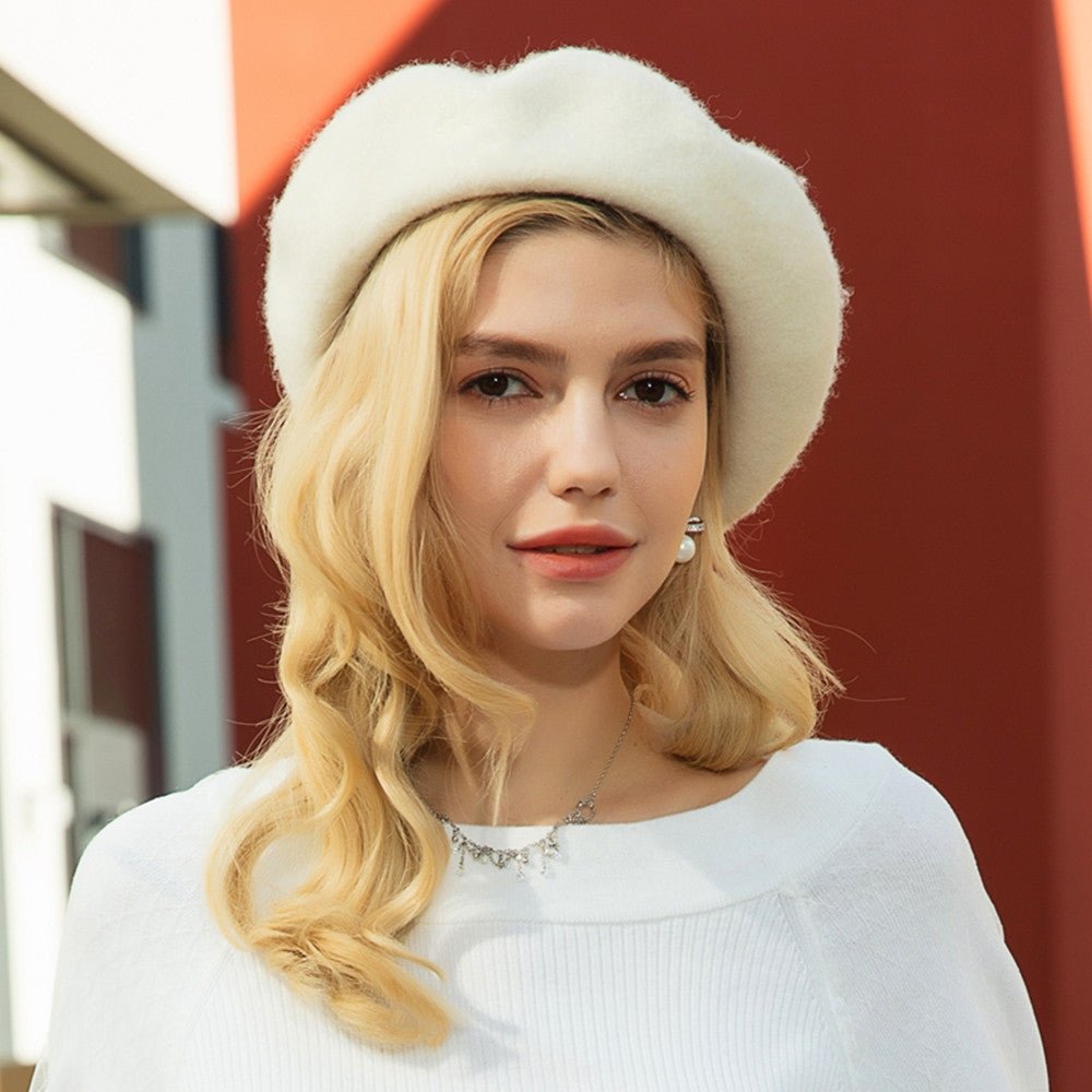 Thickened And Plush Enlarged Hood Elastic Sweatband Beret