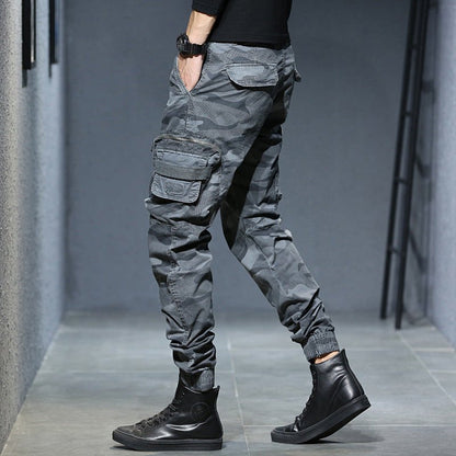 Thin Casual Pants Ankle-tied Harem Pants Trendy Men