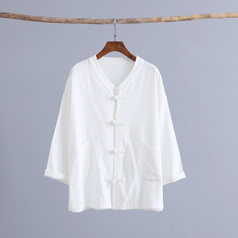 Traditional chinese blouse shirt tops for women