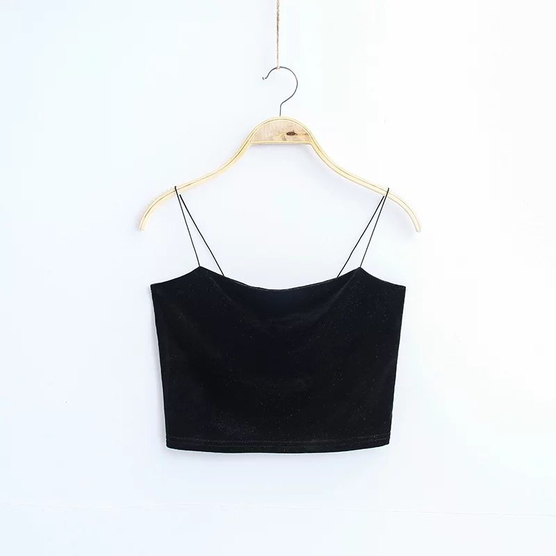 Vintage Velvet Crop Top